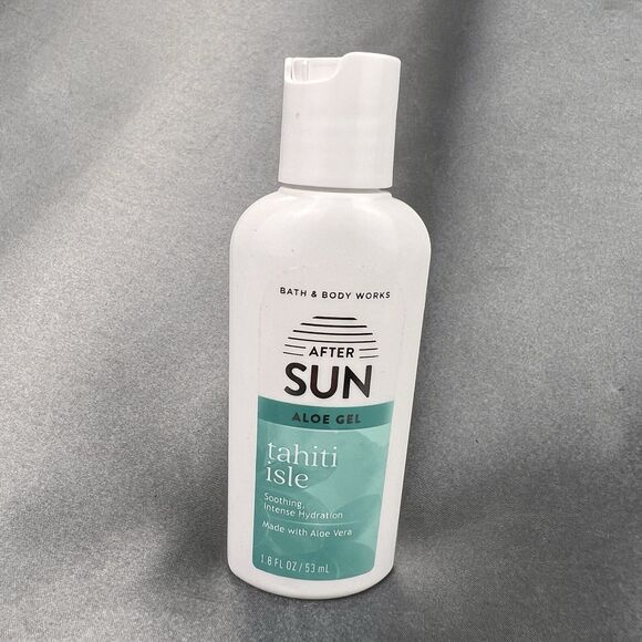 4 Piece Bath & Body Works After Sun Tahiti Isle Soothing Aloe Gel 1.8 oz Gifting - Picture 2 of 8